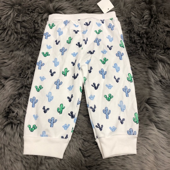 Little Me | Kids 3 Piece Set | Cactus & Stripes | Size 12 Months - Picture 4 of 5